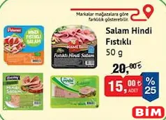 SALAM HİNDİ FISTIKLI 50 G